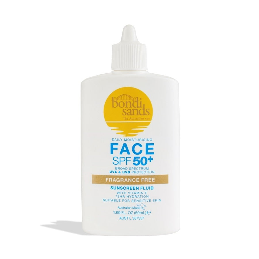 Bondi Sands Sunscreen Face Fluid SPF 50 Fragrance Free