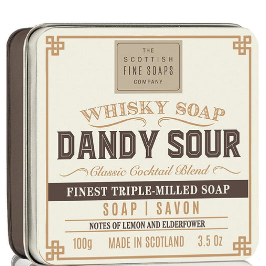 Scottish Fine Soaps Soap In A Tin Whisky Soap Dandy Sour