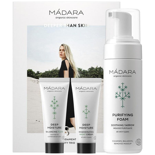 MÁDARA Deep Moisture The Fundamental Beauty Trio 'Deeper Than Skin'