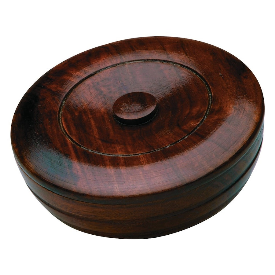 Taylor of Old Bond Street Sandalwood Herbal Shaving Hard-Soap in Wooden Bowl
