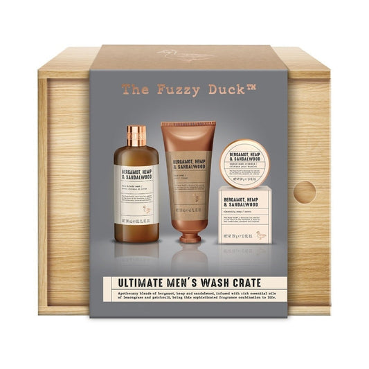 Baylis and Harding The Fuzzy Duck Bergamot, Hemp & Sandalwood Men's Ultimate Wash Crate