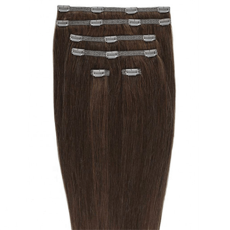 Gold24 GOLD24 Clip -in -extensies #4 Brown - 60 cm