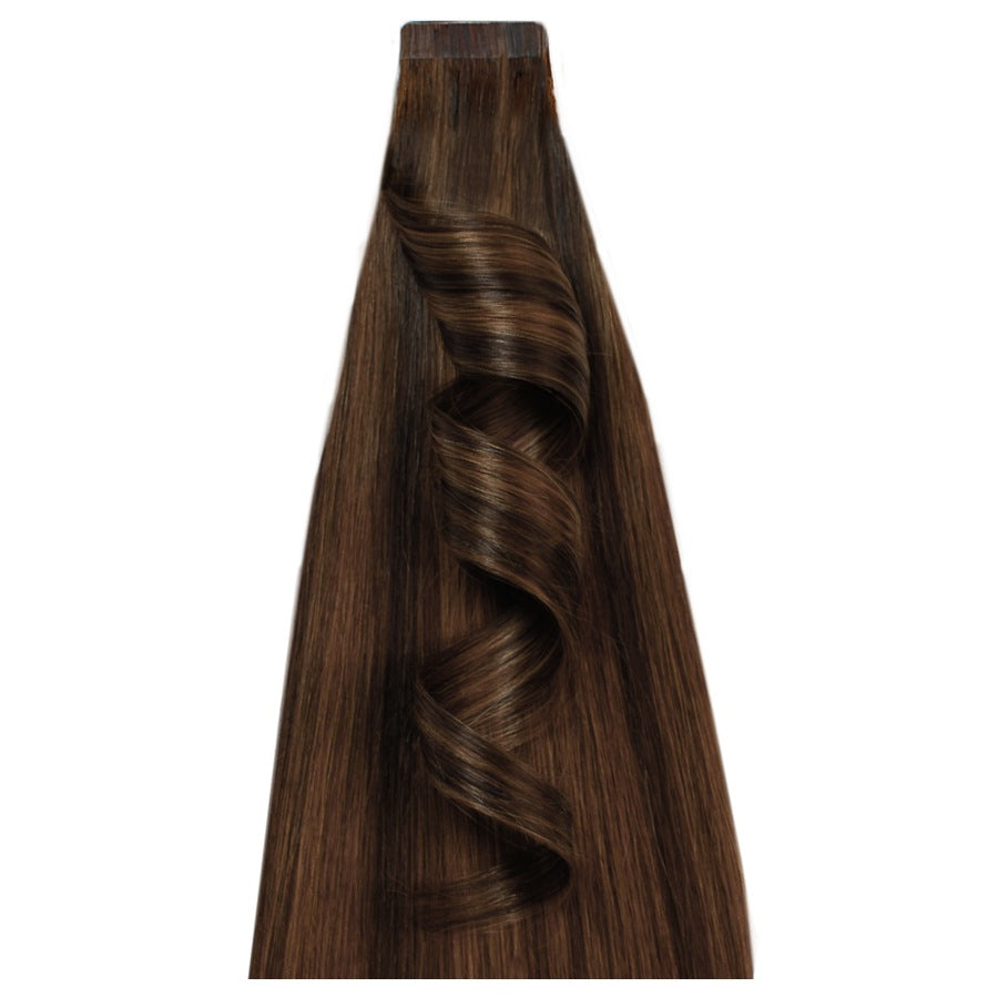 Desinas Tape In Extensions PRO Highlights Chocolate Brown