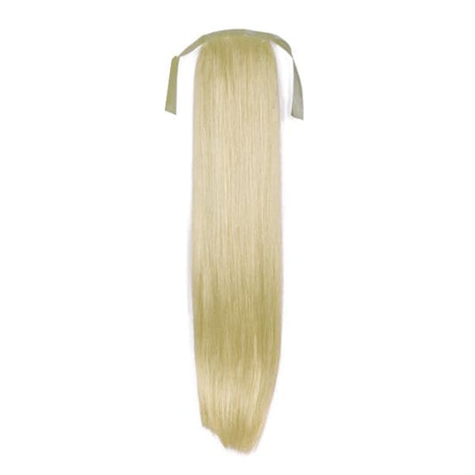 Fashiongirl Clip in paardenstaarthaarverlenging #60 Platinum Blonde - Smooth