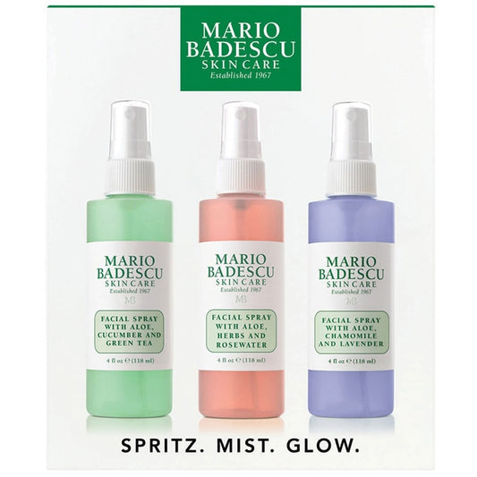 Mario Badescu Face Spa Spritz. Mist. Glow. Set