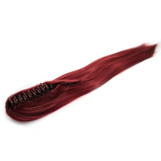 Fashiongirl Pference hair extensions m/ spong #33 rood - glad