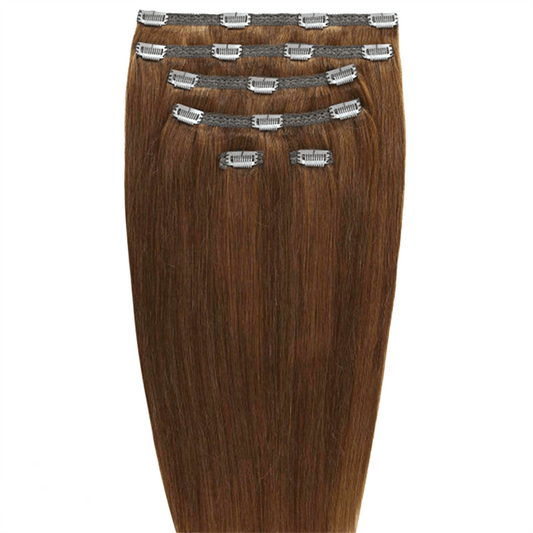 Gold24 GOLD24 Clip -in -extensies #4 Brown - 60 cm