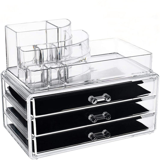 UNIQ Make -uporganisator met 3 laden en 8 compartimenten