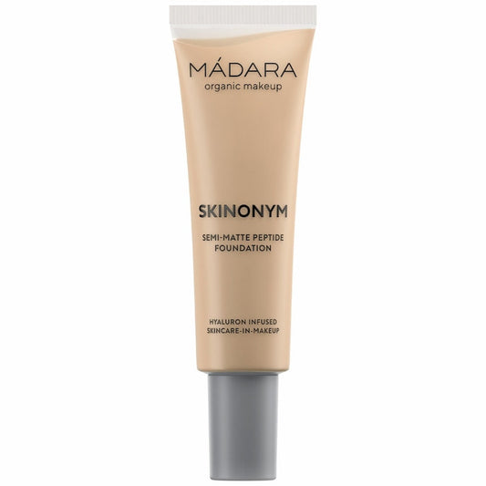 MÁDARA SKINONYM Semi-Matte Peptide Foundation, #80 FUDGE