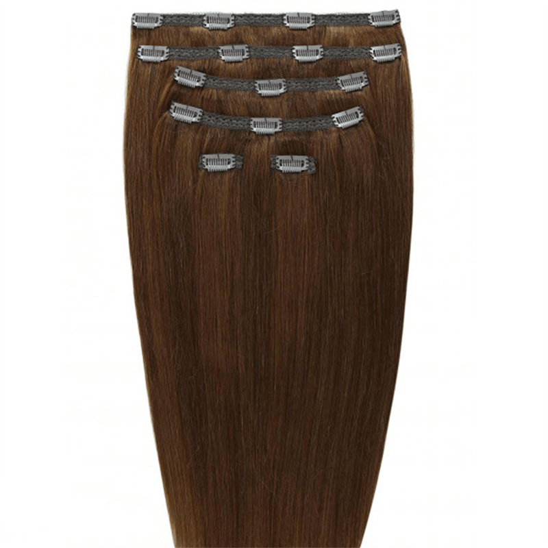 Gold24 GOLD24 Clip -in -extensies #4 Brown - 60 cm
