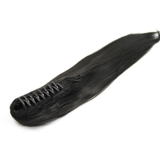 Fashiongirl Pferdeschwanz Hair Extensions M/ Clasp #1 Schwartz - Smooth