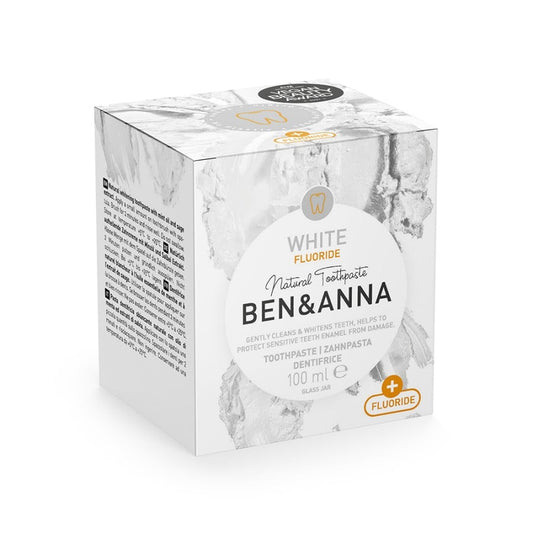 Ben & Anna White Fluoride Natural Toothpaste