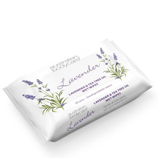 Australian Bodycare Lavender Wet Wipes 24pcs