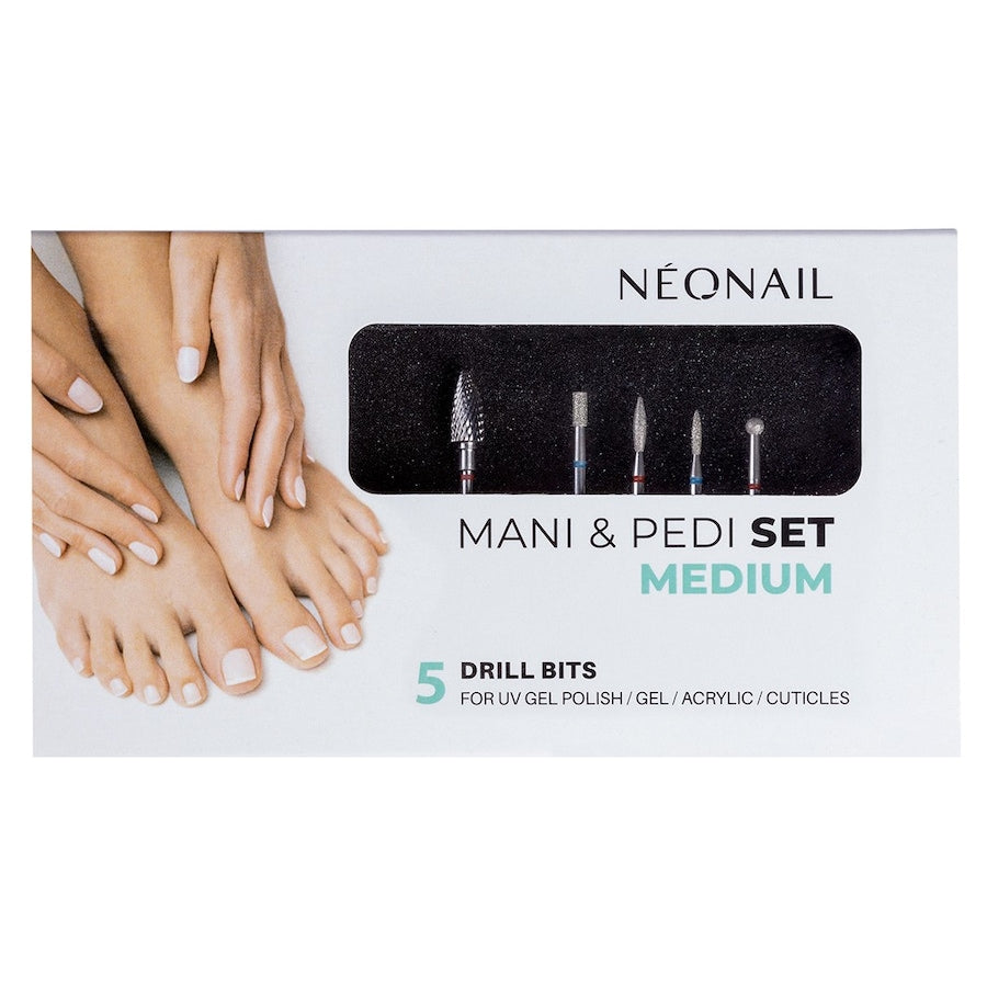 NEONAIL Mani & Pedi 5 Drill Bits Set - Medium